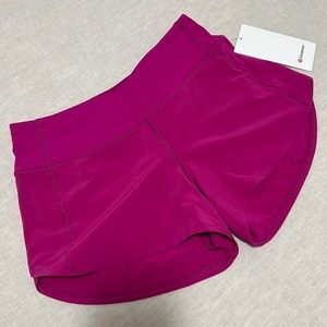 NWT Lululemon Speed Up Short MR 4” - Sz 6